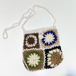 Knitted handmade small bag
